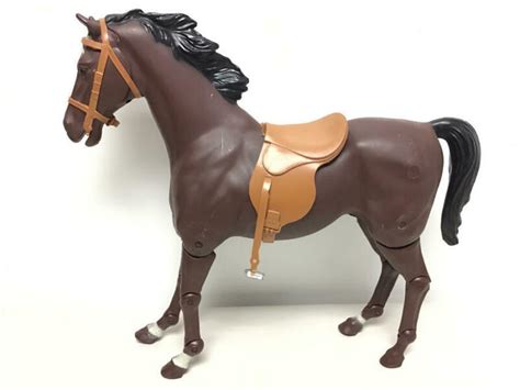 Vintage 1967 Marx Johnny West Thunderbolt Jointed Horse -- Antique ...