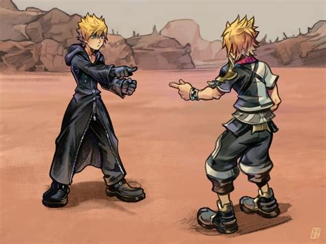 Roxas' and Ventus' first encounter : r/KingdomDanks