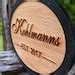 Rustic Outdoor Personalized Wood Sign, Farmhouse, Cedar, Custom Last ...