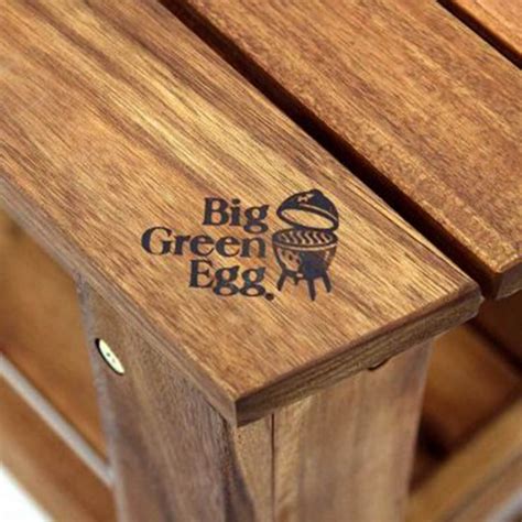 Large Acacia Wood Table – Big Green Egg