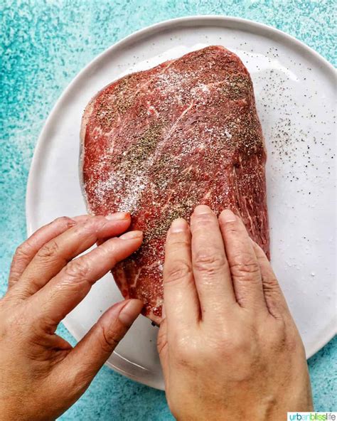 sirloin tip roast   instant pot urban bliss life