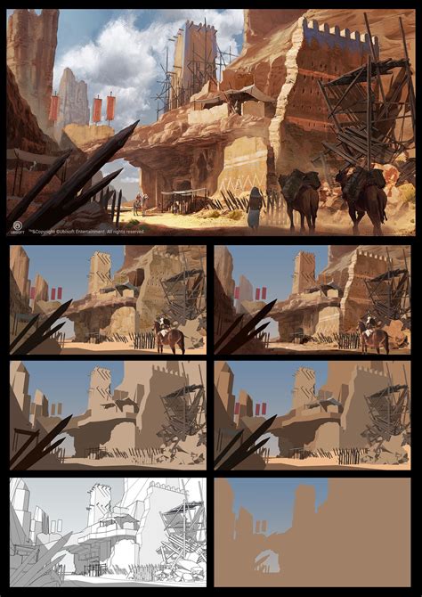 Ptolemaic Outpost Break Down - Concept Art