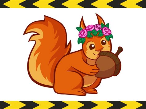Squirrel SVG Clipart Vector SVG Files for Cricut Silhouette - Etsy