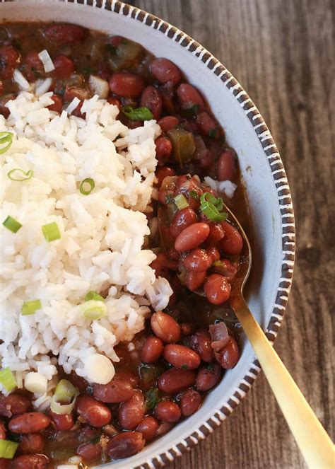 vegetarian red beans rice