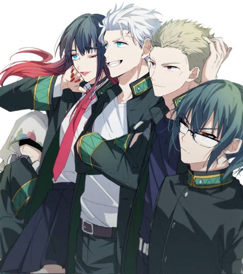 umemiya hajime, touma hiragi, tsubakino tasuku, momose takumi, and