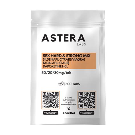 Sex Hard & Strong Mix (Viagra + Cialis + Dapoxetine HCL) - Astera Labs