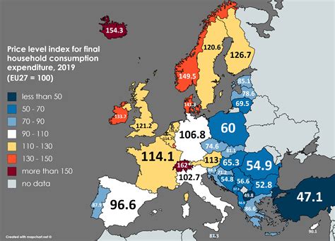 price level index  europe  oc europe