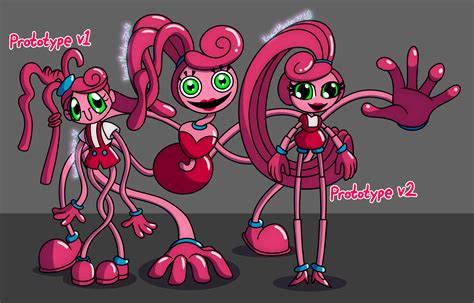 Mommy long legs and the prototypes (artist by me) : r/PoppyPlaytime