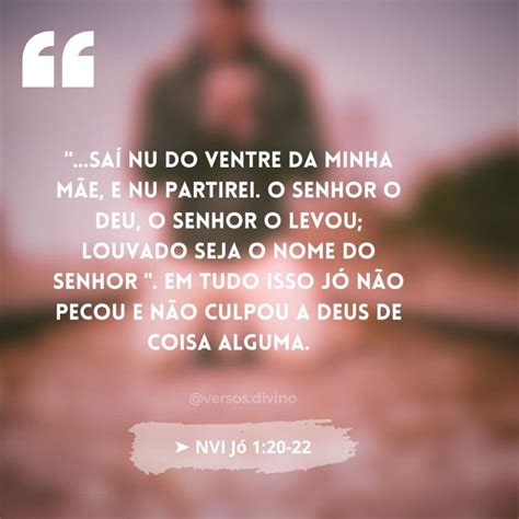 Versículo De Jó Perdeu Tudo Menos A Fé