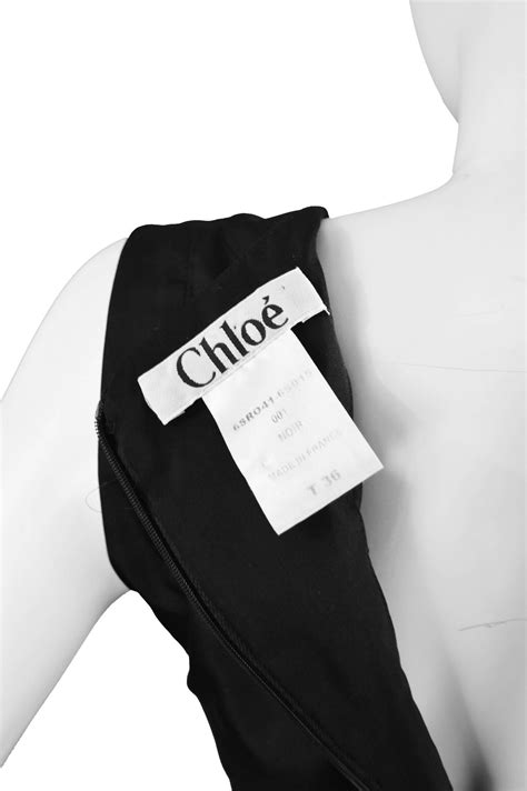 Chloe Black Silk Dress For Sale at 1stDibs | chloe dress