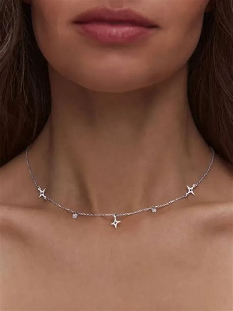 choker necklace silver   buy   delivery
