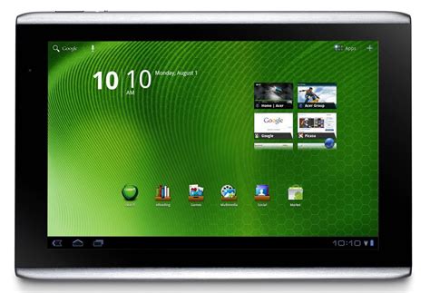 Acer Tablet Review: Android 3.0 Honeycomb A500 Iconia Tab