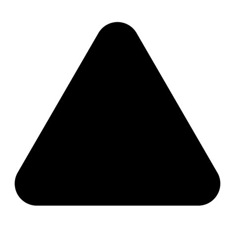 triangle icon   transparent png creazilla