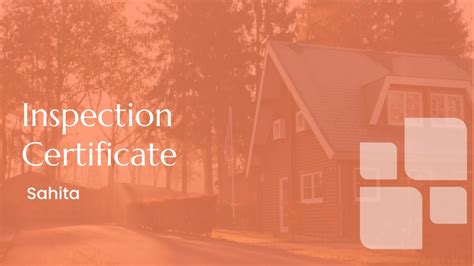 PPT - Inspection certificate PowerPoint Presentation, free download ...