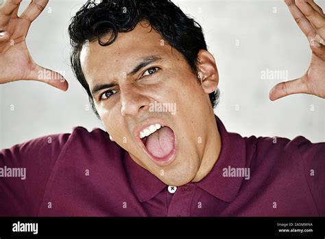 Mad Middle Aged Person Stock Photo - Alamy