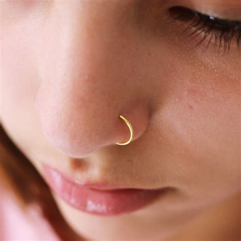 Nose Piercing Jewelry Hoop