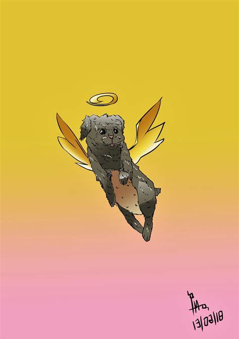 ArtStation - Little dog angel!