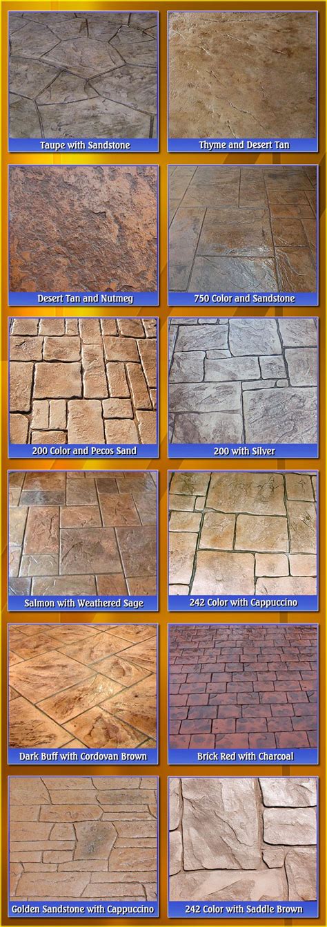 Stamped Concrete Stain Colors - Draw Stunning Portraits