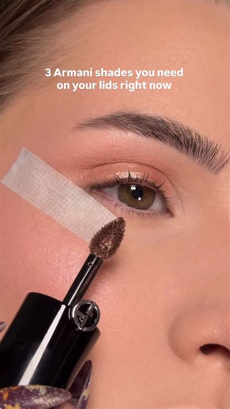 armani eye tint application tutorial