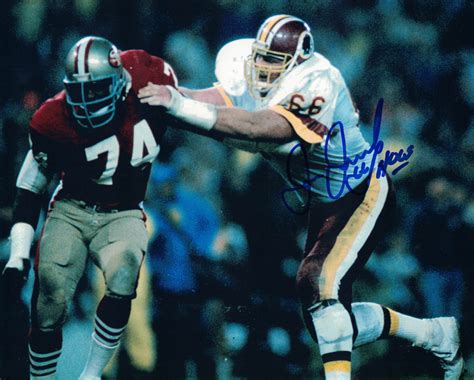 Joe Jacoby Autographed/Signed Washington Redskins 8×10 Photo 27846 ...