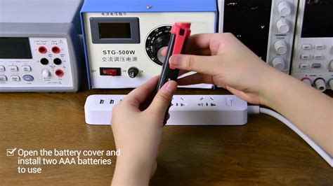 ANENG VC1010 Non-Contact AC Voltage Tester - YouTube