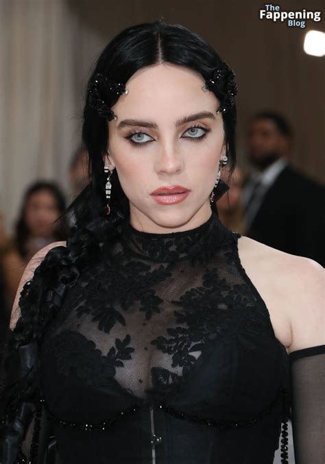 Billie Eilish Shows Off Her Sexy Tatas at the 2023 Costume Institute