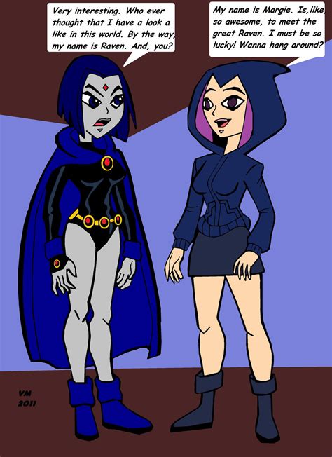 Raven, meet Margie. by VectorMagnus2011 on DeviantArt