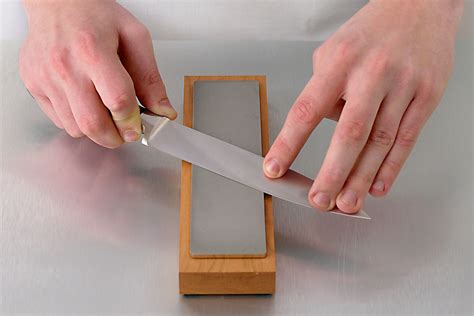 stone sharpening  knife  rocio wilds blog