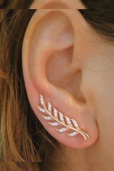 Unique Ear Piercings | Cool earring Ideas | Ear jewelry, Delicate ...