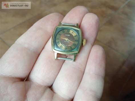 Часы СЛАВА 17 камней женские позолоченные AU10 механические римские ...