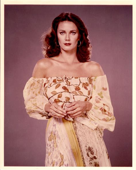 BR11 Rare TV Vtg Color Photo LYNDA CARTER Wonder Woman Beautiful