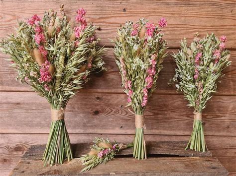 Pink Larkspur Bridal Bouquet - Flower La Vita Florist - Torquay - Torbay