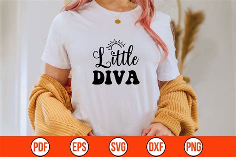 Little Diva SVG Graphic by Creative Crafts · Creative Fabrica