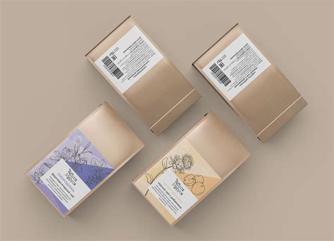 Логотип и дизайн этикеток для чая on Behance