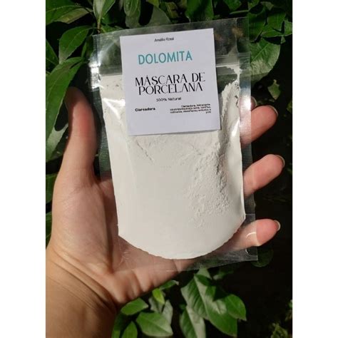 Dolomita Para Clarear A Pele - DOLOMITA EM PÓ NATURAL PELE DE PORCELANA CLAREADORA 100g | Shopee Brasil