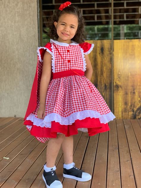 Fantasia De Chapeuzinho Vermelho Infantil