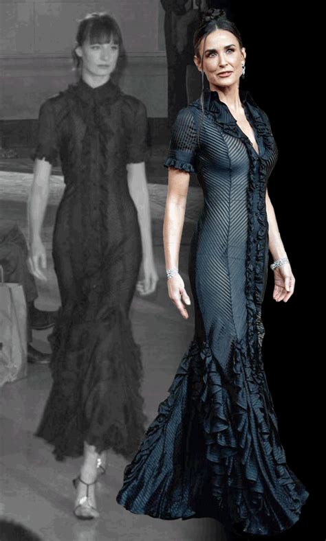 Demi Moore Shopped Her Closet and Wore a Vintage Dress From 2003 to the ...