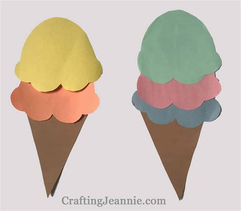 Ice Cream Cone Crafts For Kids