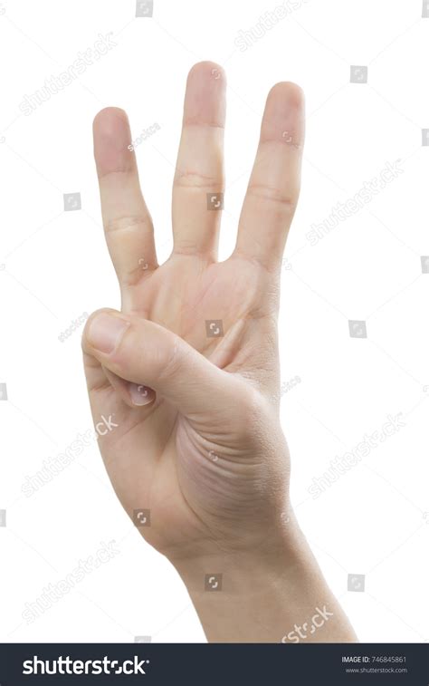 hand sign number  stock photo  shutterstock