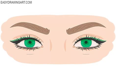 How to Draw Female Eyes - Easy Drawing Art