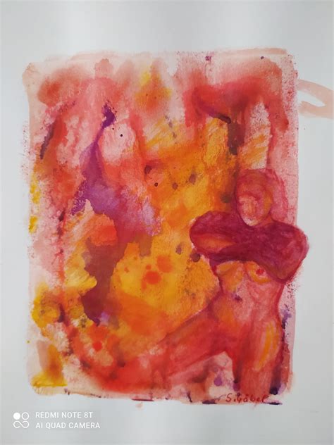 Female Sensual Nude Painting, Modern Sensual Images, Decorative Sensual