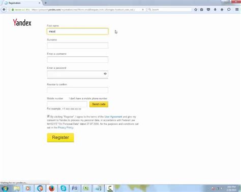 How to create YANDEX account - YouTube