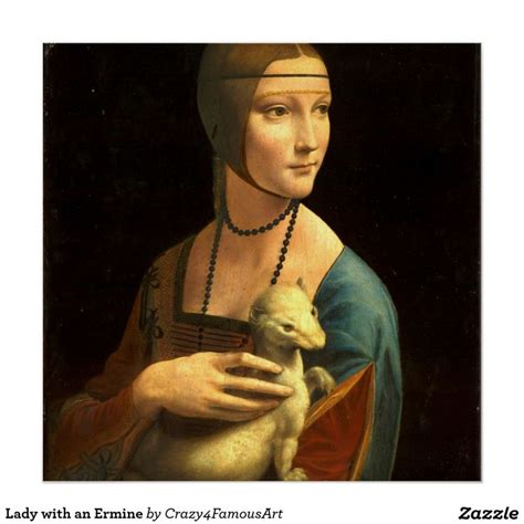 Lady with an Ermine Poster | Da vinci painting, Renaissance art, Art ...