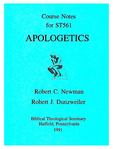 apologetics class notes