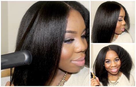 Straightening Natural Black Hair