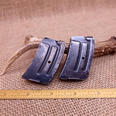 Two Savage Model 34 Magazines .22LR 5-Round | Fits Model 4, 65, 84, 85
