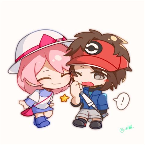 nate and yancy (pokemon and 1 more) drawn by c6h14o0918 | Danbooru