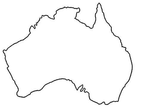 map  australia outline printable whmwf