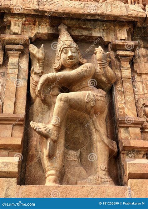 Sculptures At Brihadeeswarar Temple, Thanjavur Stock Photography ...