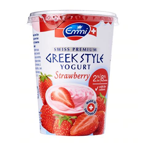 Emmi Greek Style Yogurt Strawberry | Fresh Groceries Delivery | Redtick